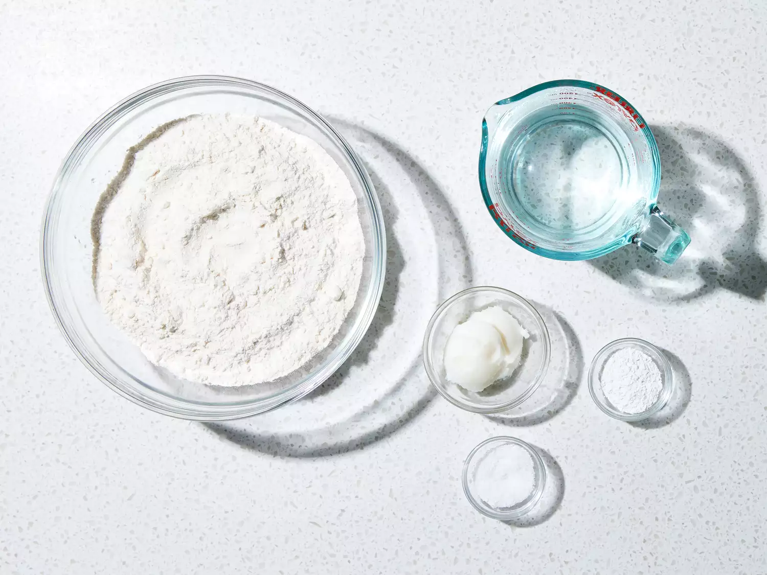 ingredients gathered in various bowls
