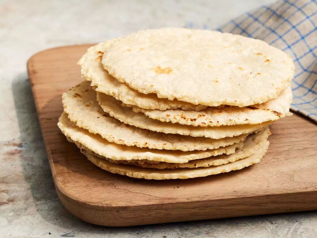 Tortillas cooked and ready to be enjoyed.