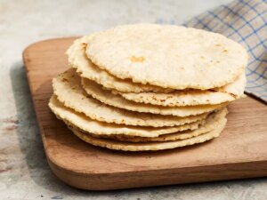 Tortillas cooked and ready to be enjoyed.