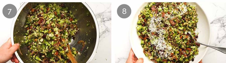 Broccoli Pearl Crunch Salad Recipe
