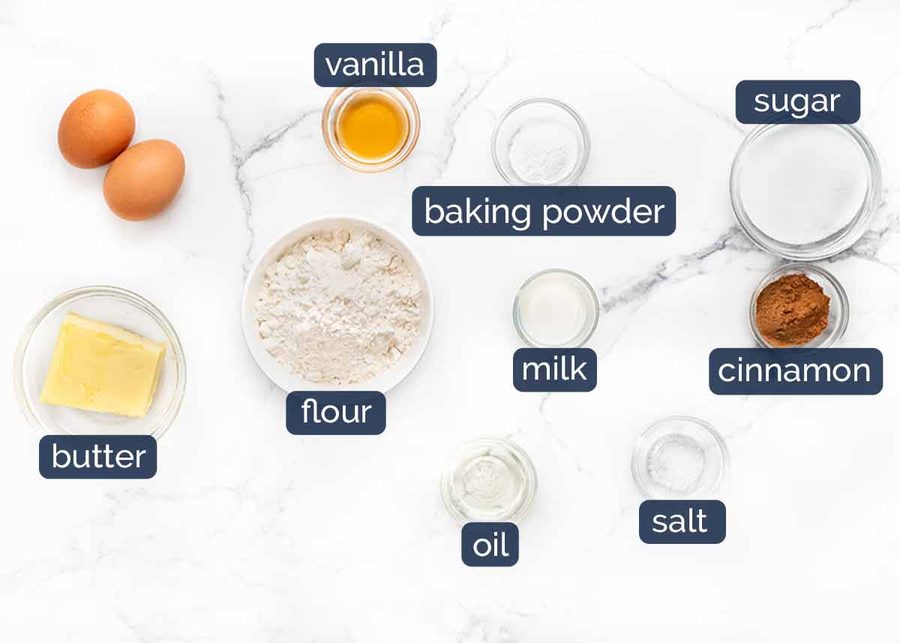 Mini cinnamon muffins Recipe