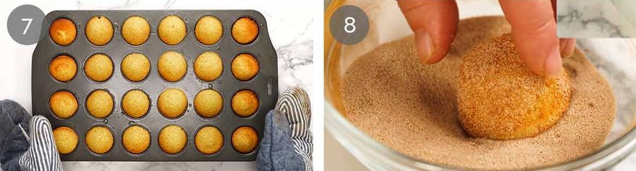 Mini cinnamon muffins Recipe
