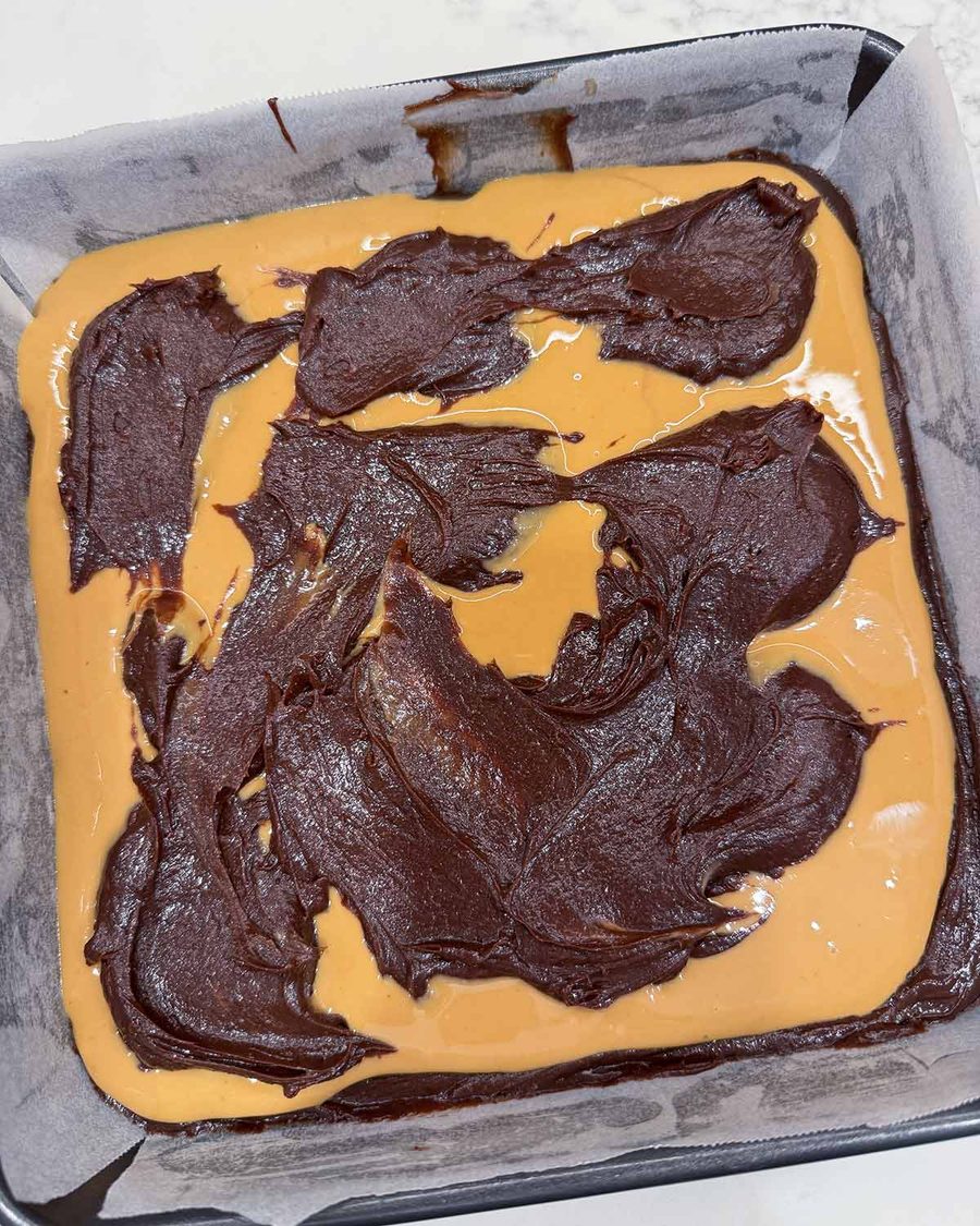 Peanut Butter Stuffed Brownies Recipe