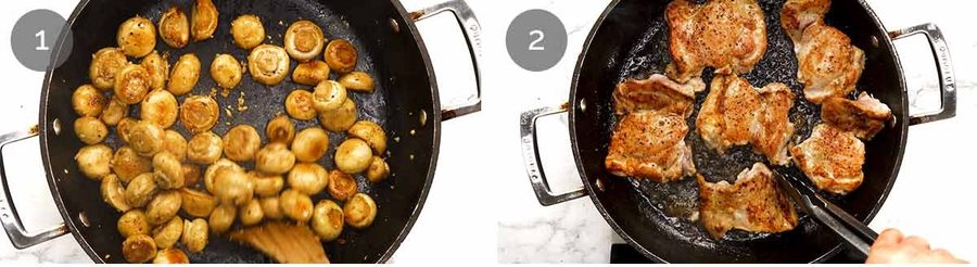 Chicken Mushroom Pie with Duchess Potato Recipe