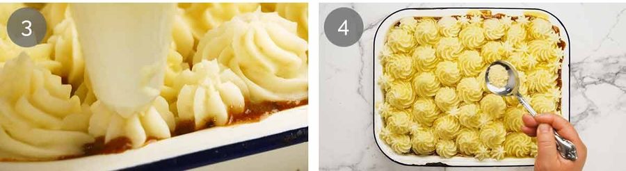 Chicken Mushroom Pie with Duchess Potato Recipe