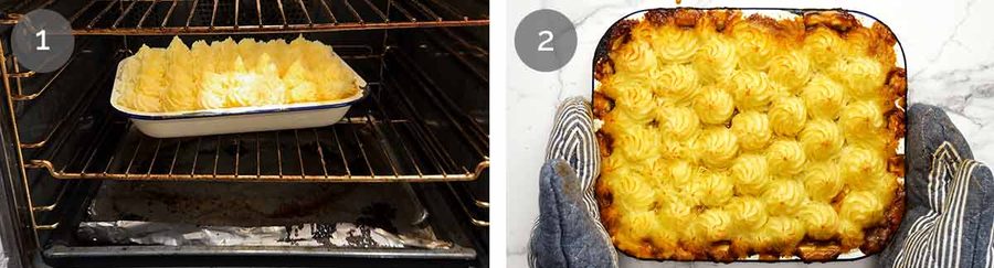 Chicken Mushroom Pie with Duchess Potato Recipe
