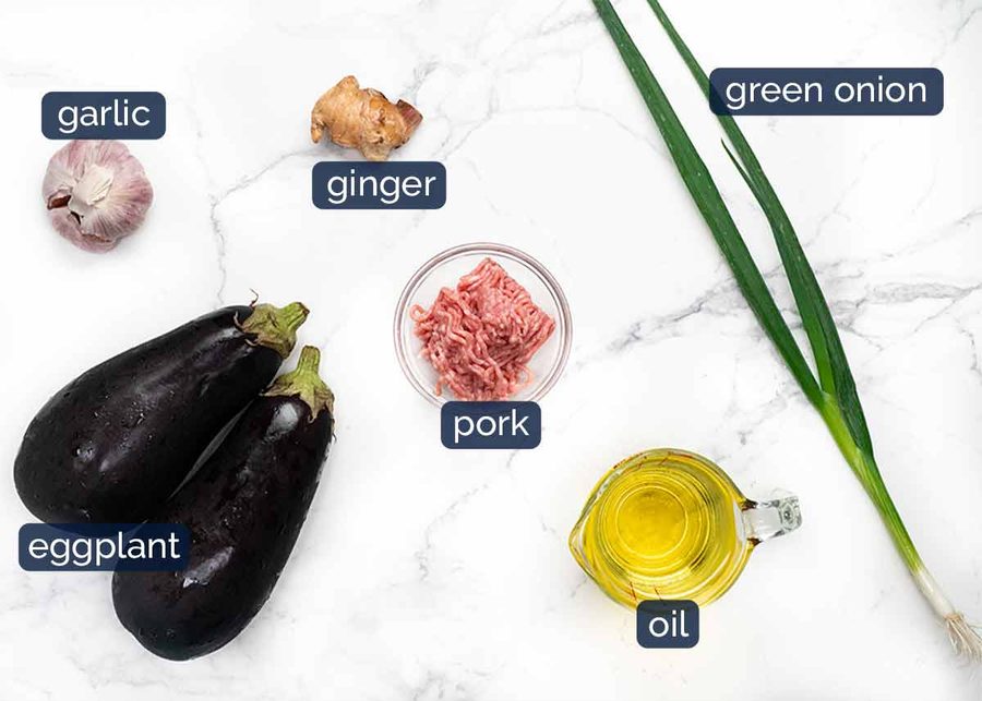 Chinese eggplant and minced pork – spicy Sichuan food! Recipe