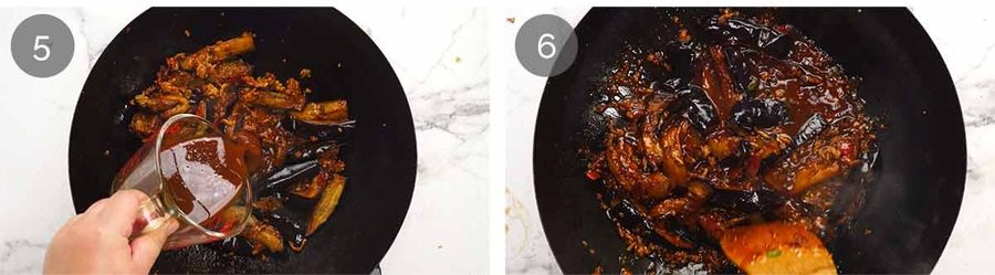 Chinese eggplant and minced pork – spicy Sichuan food! Recipe