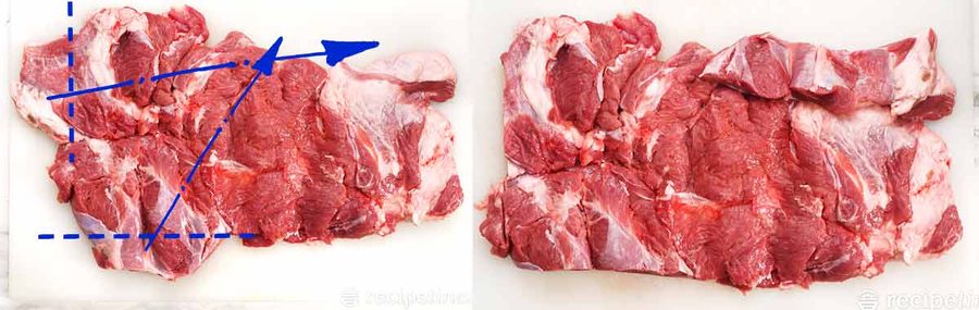 Slow-roast Easter stuffed lamb Recipe