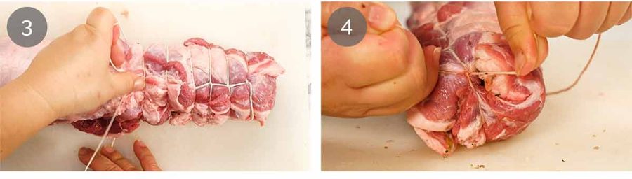 Slow-roast Easter stuffed lamb Recipe