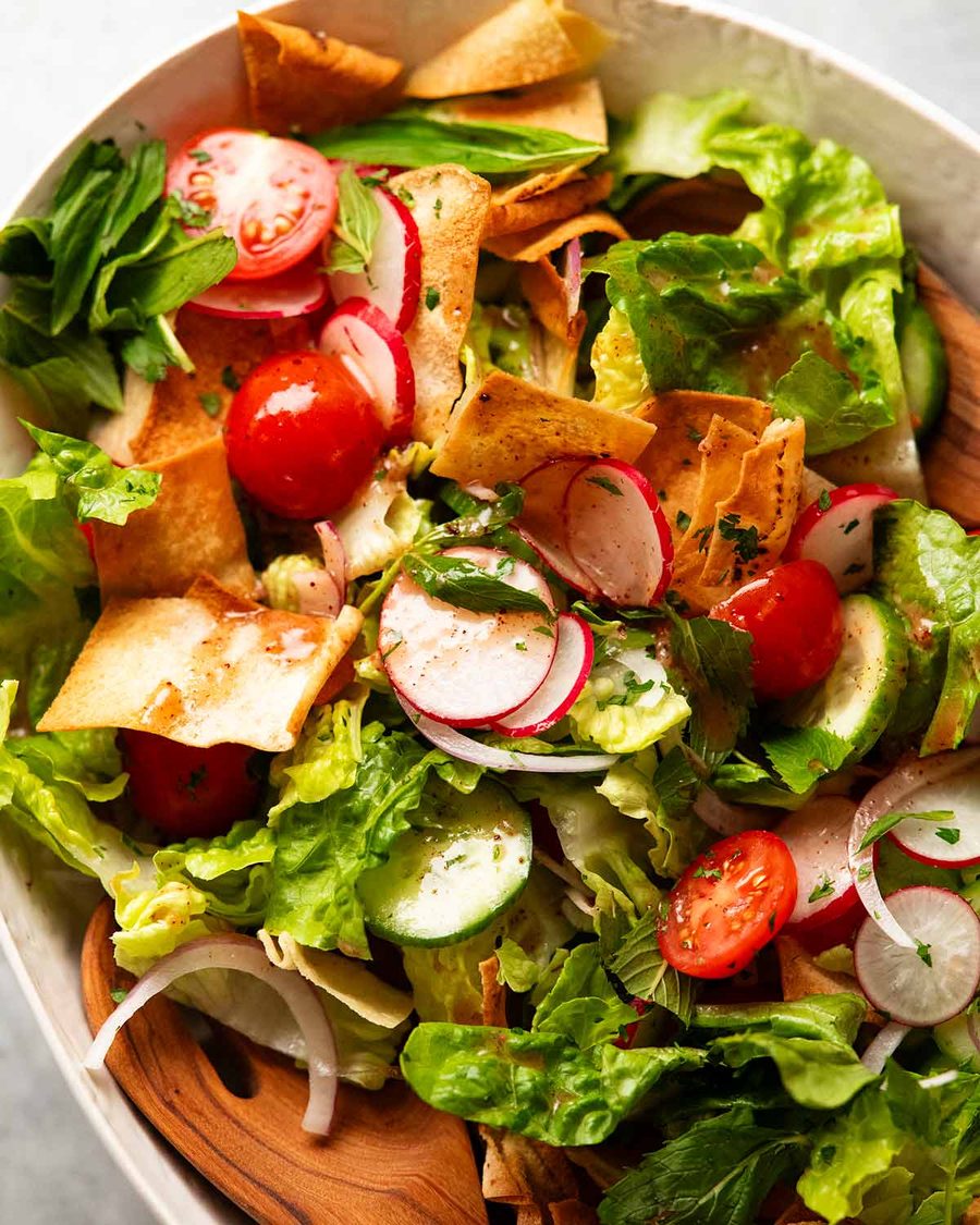 Lebanese Fattoush Salad Recipe