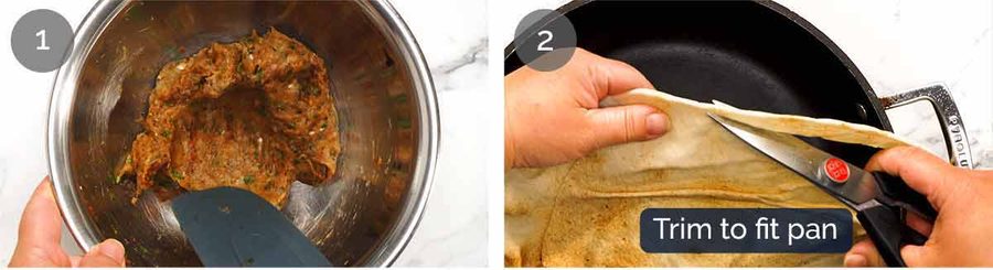 8 minute Lebanese Pizza – chicken mince recipe! Recipe