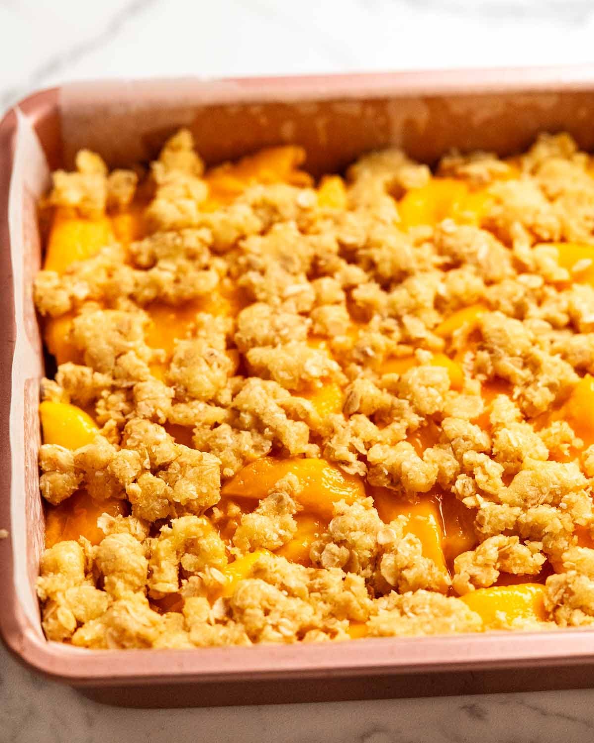 Mango bars with lime glaze Recipe Mango bars with lime drizzle