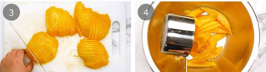 Mango bars with lime glaze Recipe Mango bars with lime glaze Recipe