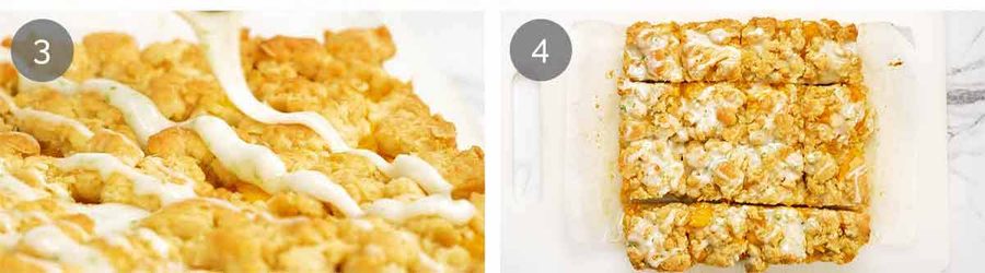 Mango bars with lime glaze Recipe Mango bars with lime glaze Recipe