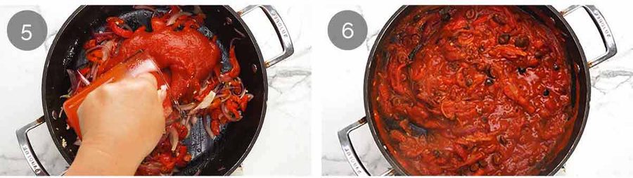 Creamy Goat Cheese & Roasted Red Pepper Risoni (orzo) Recipe