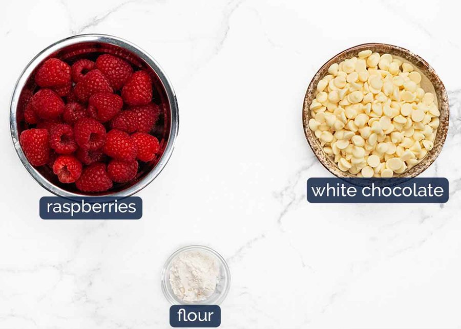 Glazed White Chocolate Raspberry Loaf Recipe