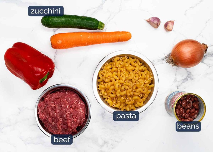One Pot Cajun Beef Pasta with lots-of-veg Recipe