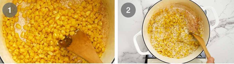 Hot buttered corn rice Recipe