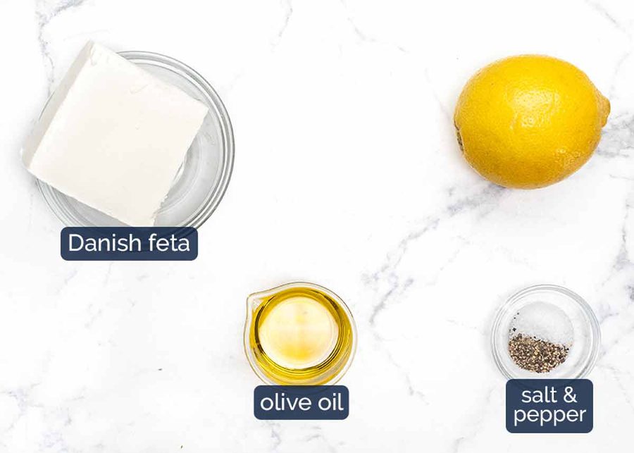 Mediterranean tuna salad with creamy feta dressing Recipe