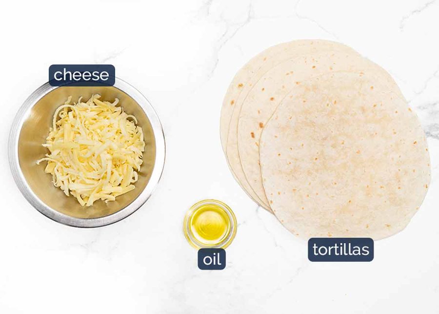 Crispy oven baked quesadillas Recipe