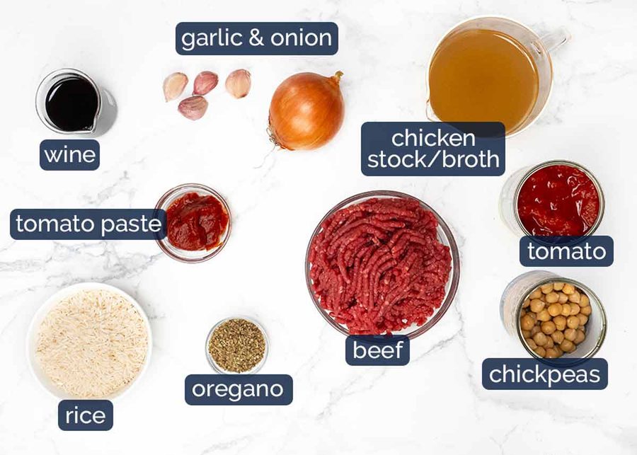 One-pot Moussaka beef rice pilaf Recipe