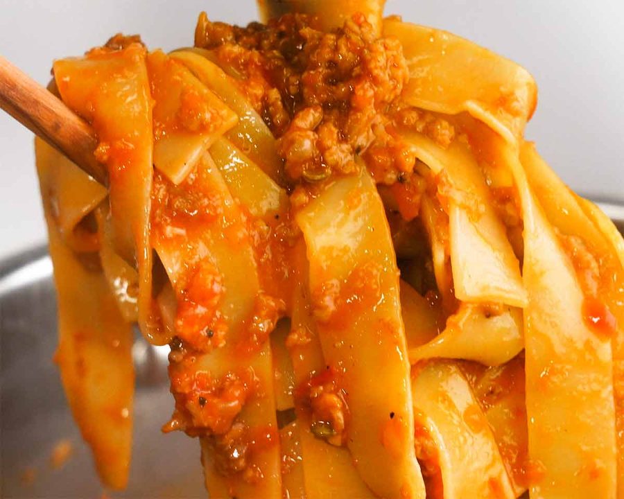 Sausage Ragu with Pappardelle Pasta Recipe