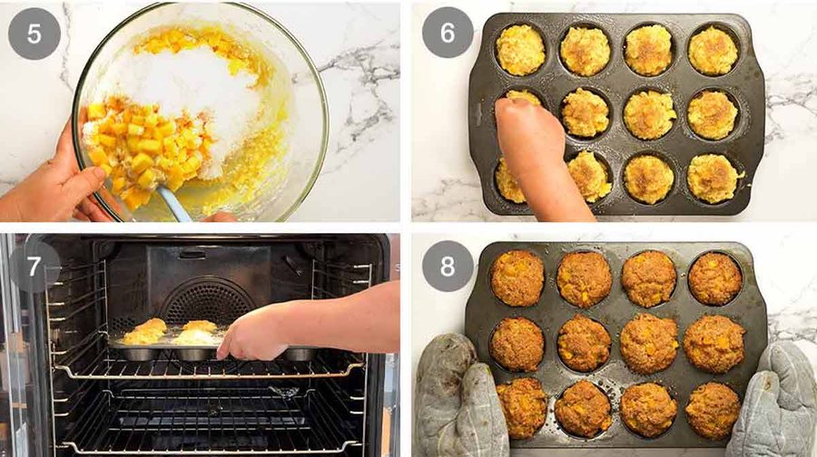 Mango muffins Recipe