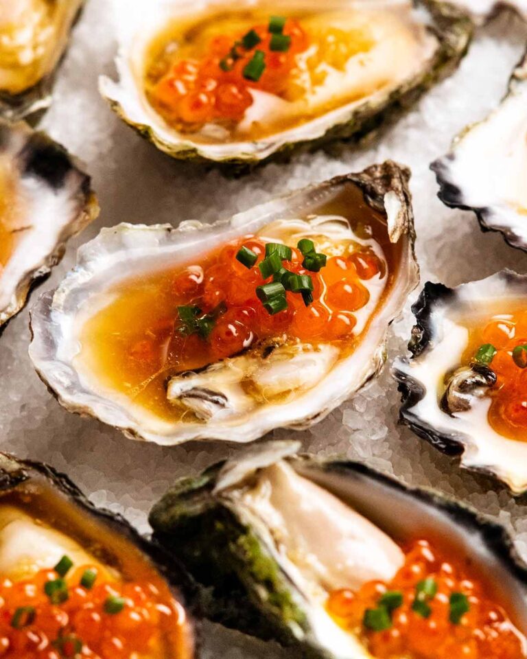 Tetsuya’s Oysters with Japanese Dressing Recipe