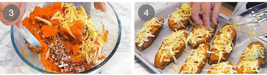 Holiday Stuffed Sweet Potato – with bacon, pecans & sage Recipe