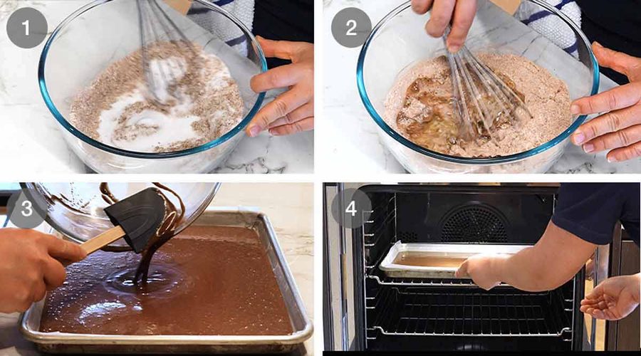 Mini chocolate cakes Recipe