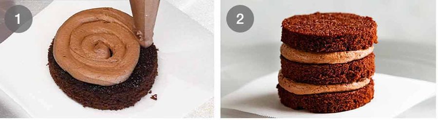Mini chocolate cakes Recipe