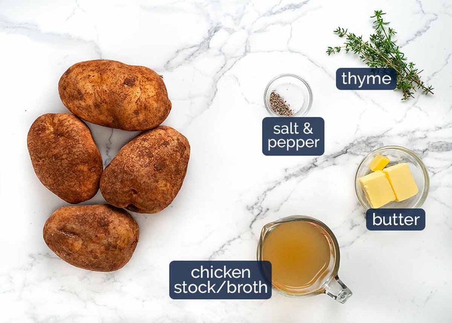 Fondant potatoes Recipe