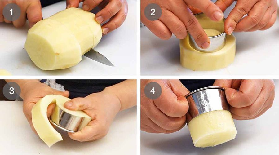 Fondant potatoes Recipe