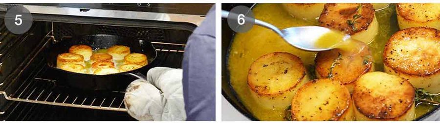 Fondant potatoes Recipe