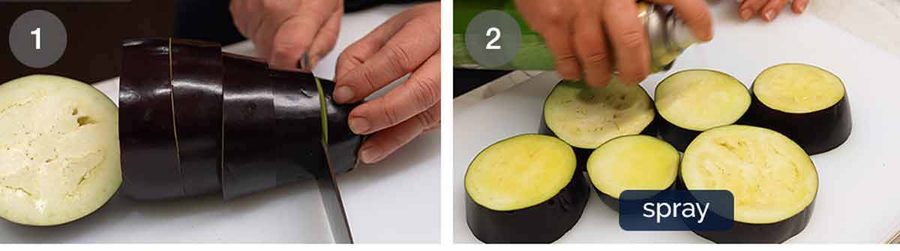 Almost no-oil Pan Fried Eggplant Recipe