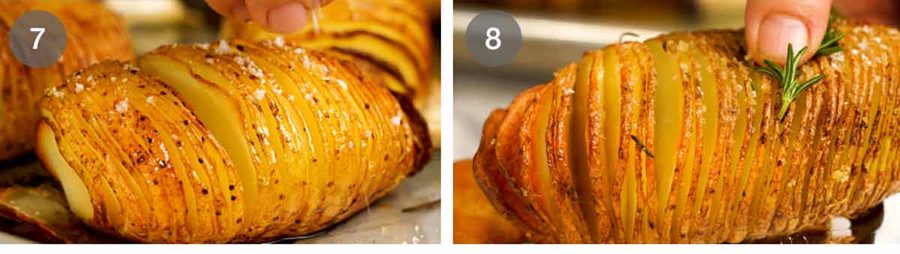Hasselback potatoes Recipe