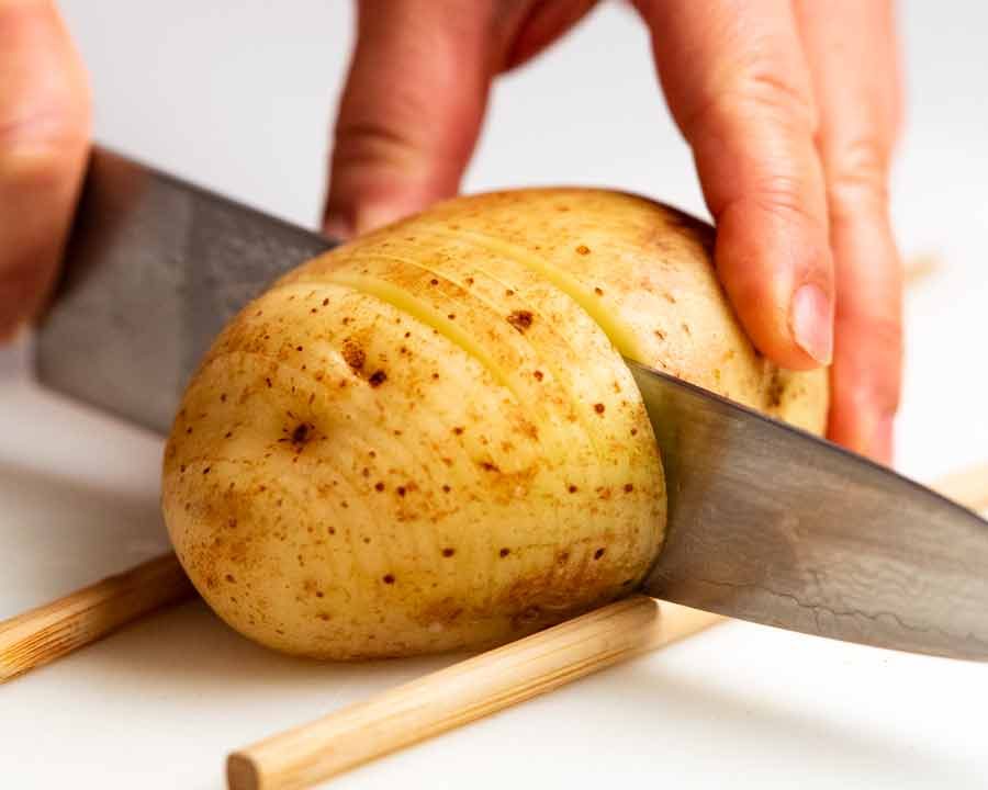 Hasselback potatoes Recipe