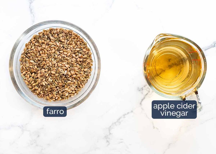 Farro Salad with Sizzled Dressing Recipe