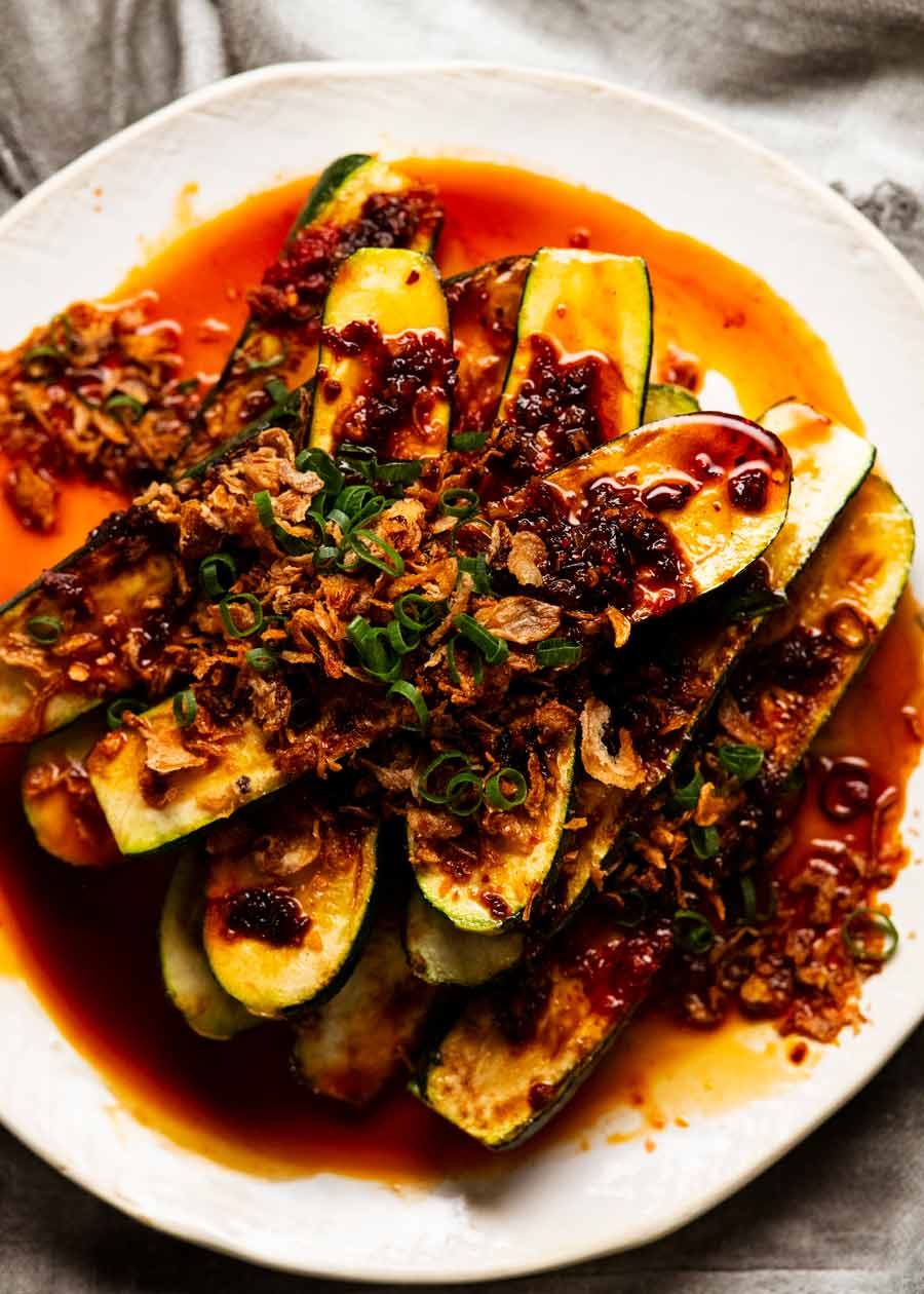 Spicy Asian Zucchini Recipe