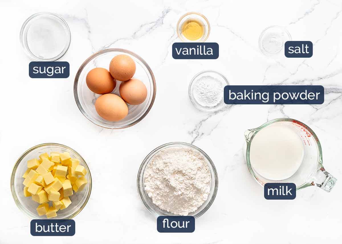 Waffles Recipe Ingredients in waffles