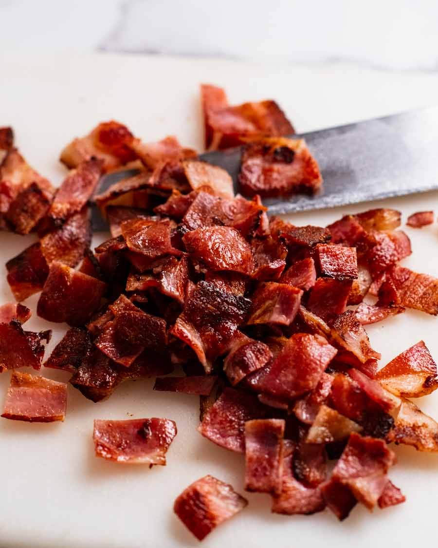 The mighty Cobb Salad Recipe Cooked bacon for Cobb Salad