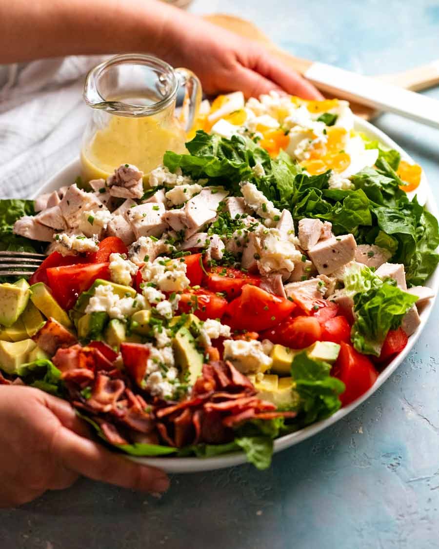 The mighty Cobb Salad Recipe Cobb Salad freshly made
