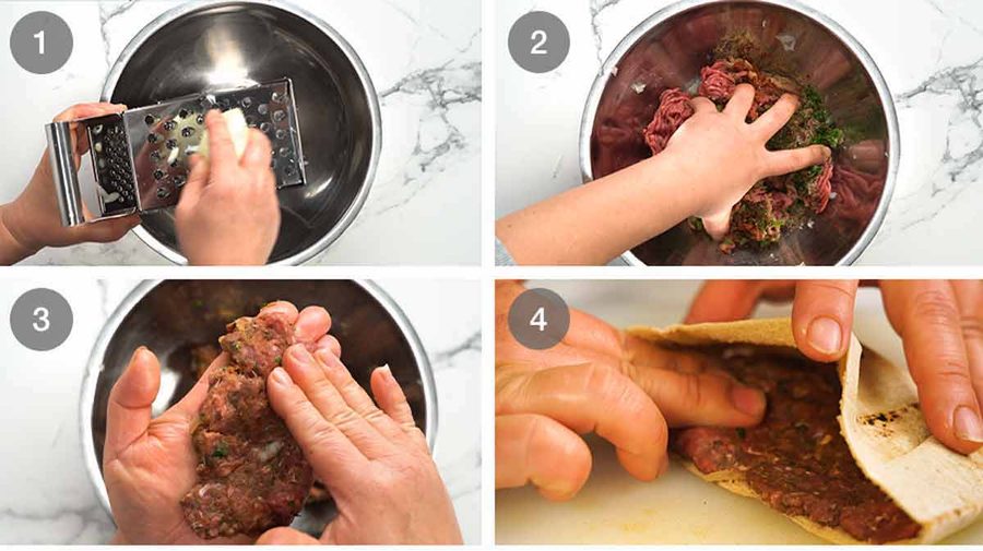 Arayes – Lebanese Meat-Stuffed Crispy Pita Recipe