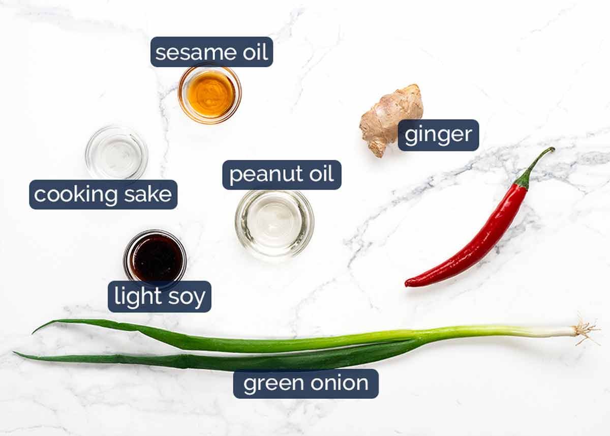 Sizzling Ginger Steamed Fish Recipe Sizzling ginger fish ingredients