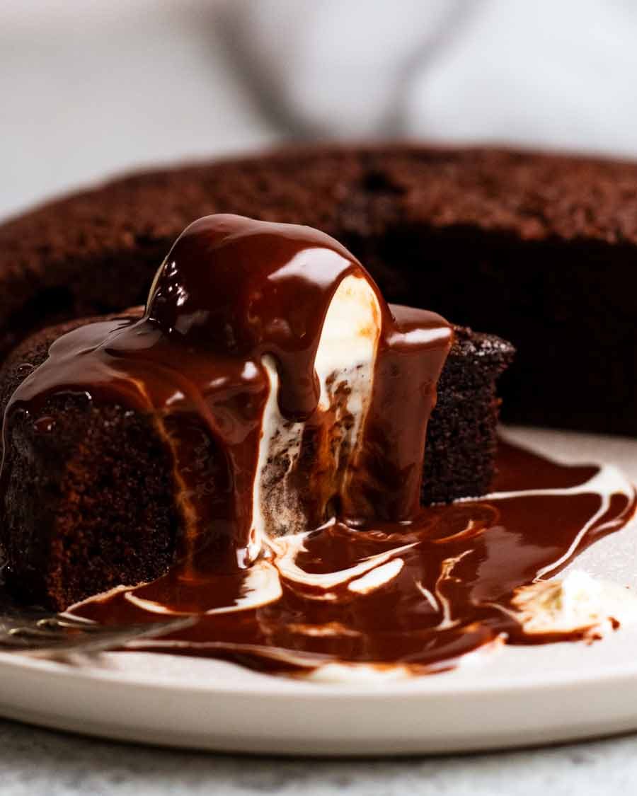 Hot chocolate fudge cake Recipe