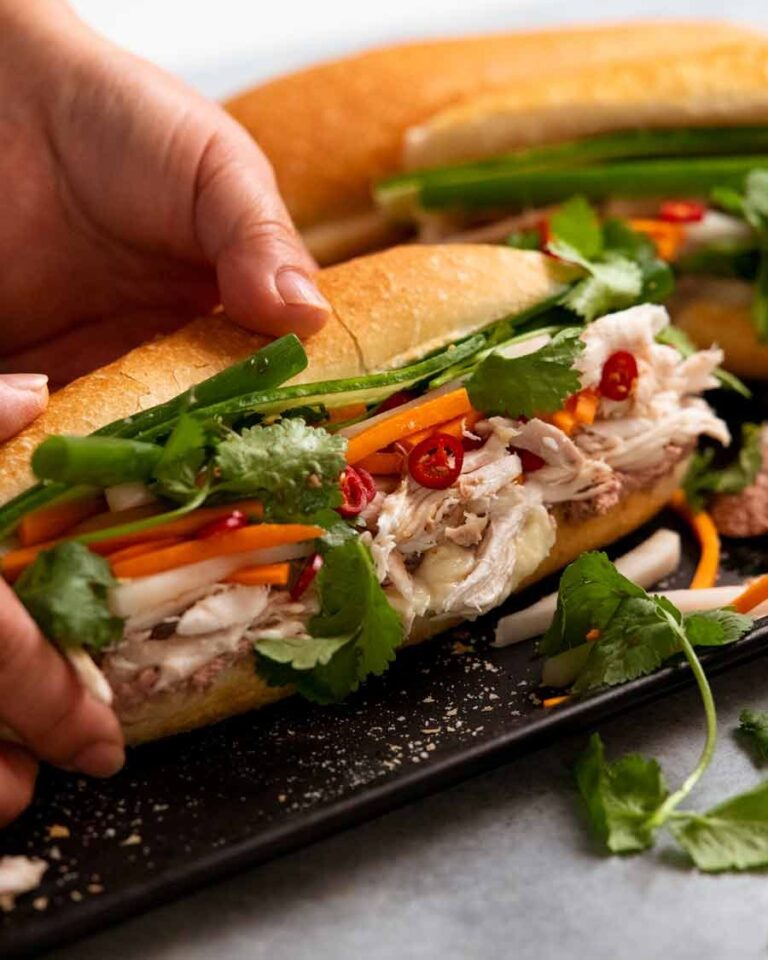 Chicken Banh Mi (Vietnamese sandwich) Recipe