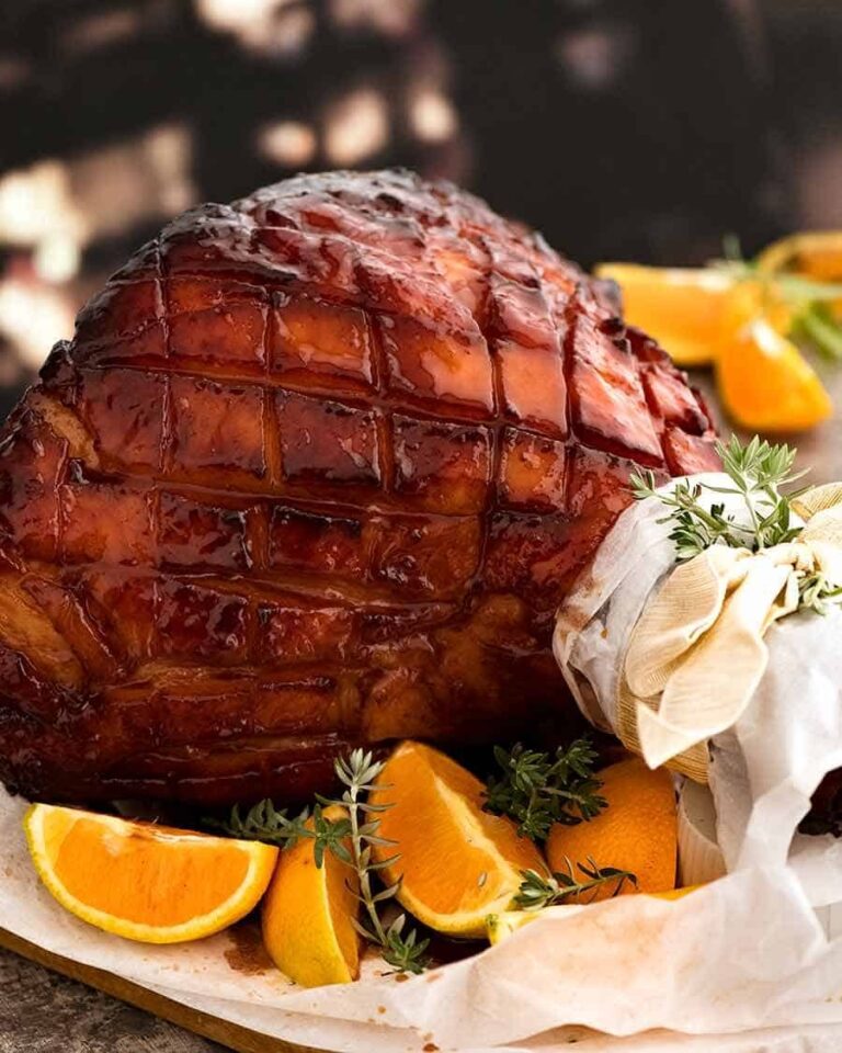 Christmas Maple Glazed Ham Recipe