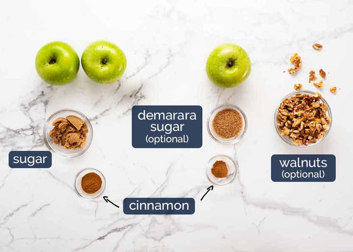 Cinnamon Apple Bread Recipe Ingredients in Cinnamon Apple Bread
