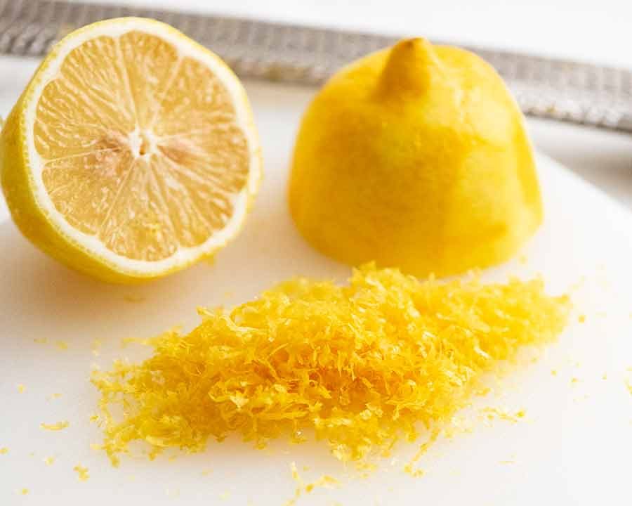 Lemon Cake with Fluffy, Less-Sweet Lemon Frosting Recipe Lemon zest for Lemon Tart